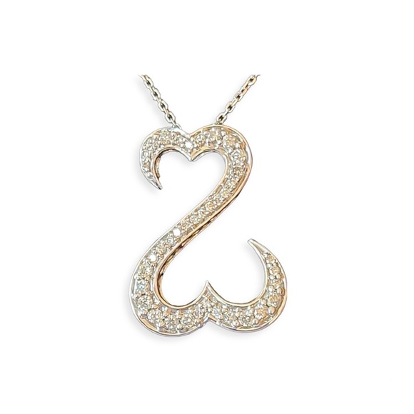 Kay Jewelers Jewelry Kay Jewelers Jane Seymour Open Hearts 4k White Gold Diamond Pendant